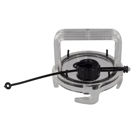 Valterra EZ COUPLER VALVE CAP, WITH HANDLE, CLEAR, CARDED F02-3106CL